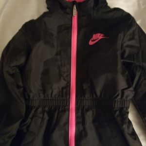 Nike girls size 5 zip up coat